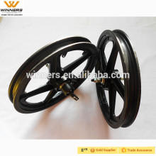 plastic front and rear 16'' bicycle wheels
